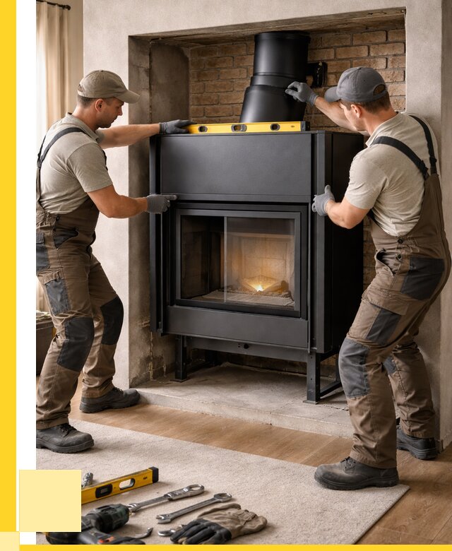 Установка каминных топок в Белебее под ключ от 18362 р. | ЭриданБлб