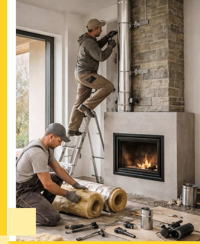 Монтаж дымоходов для каминов в Белебее от 15302 р. ЭриданБлб