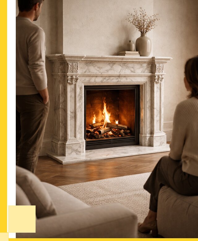 Мраморные камины под ключ в Белебее от 255025 р. | ЭриданБлб