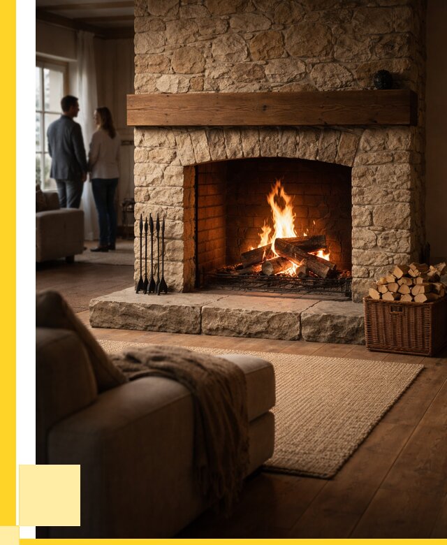 Открытые камины под ключ в Белебее от 153015 р. ЭриданБлб