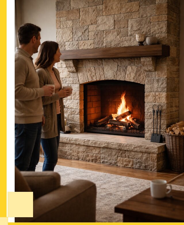 Каменные камины на заказ в Белебее от 183618 р. | ЭриданБлб