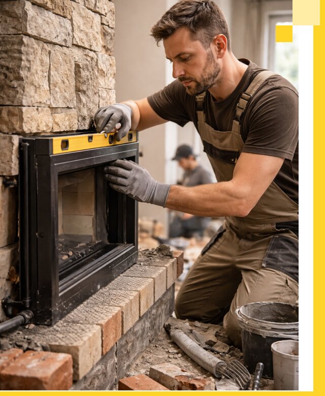 Дровяные камины под ключ в Белебее: монтаж, обустройство