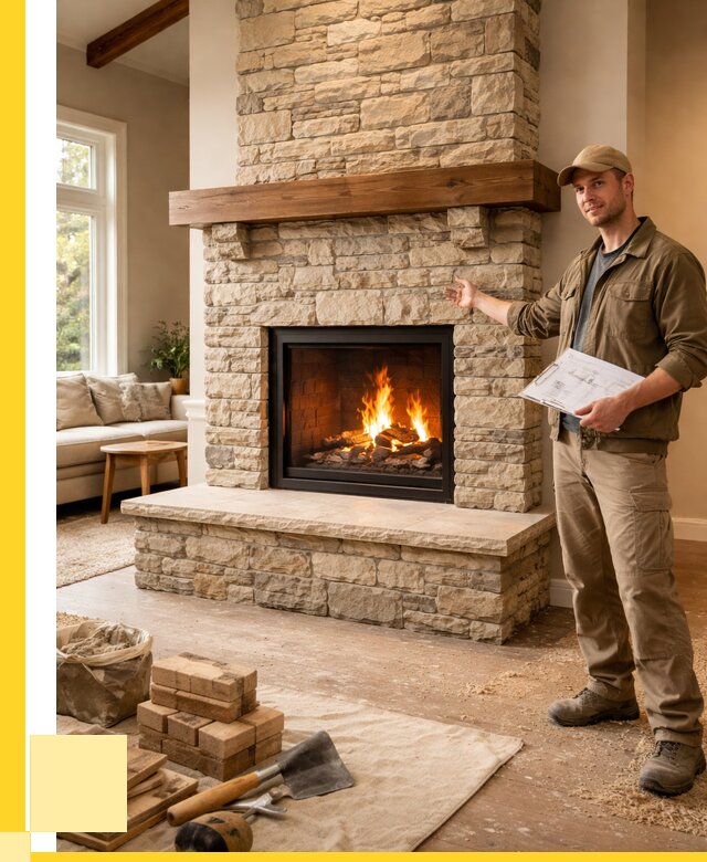 Камины под ключ в Белебее от 183618 р. | ЭриданБлб — установка