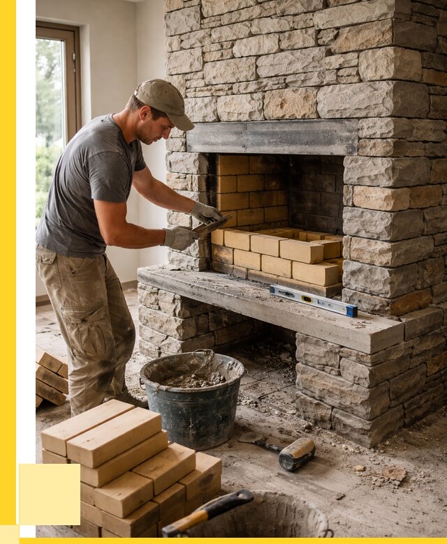 Кладка каминов и камина в Белебее от 25503 р. ЭриданБлб