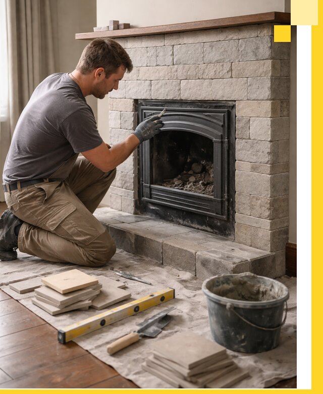 Профессиональный ремонт каминов в Белебее восстановление и сервис