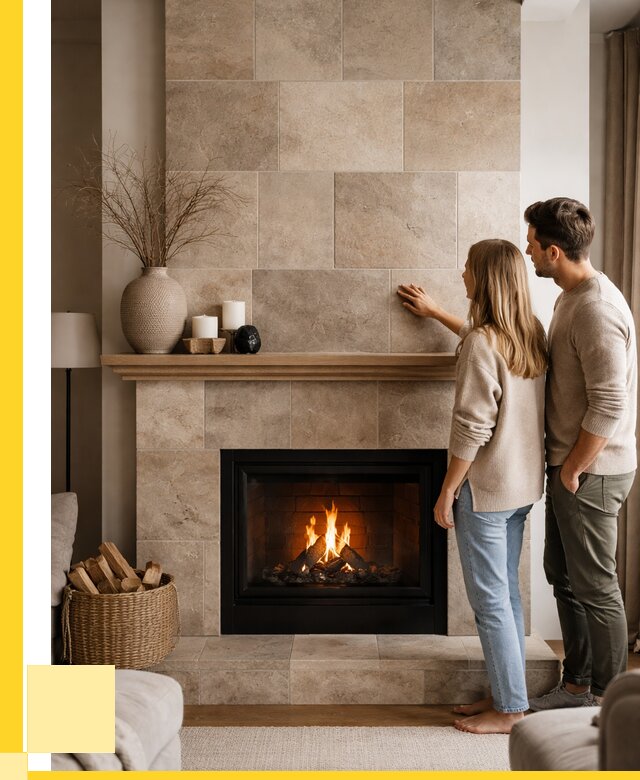 Облицовка каминов керамогранитом в Белебее от 4590 р. | ЭриданБлб