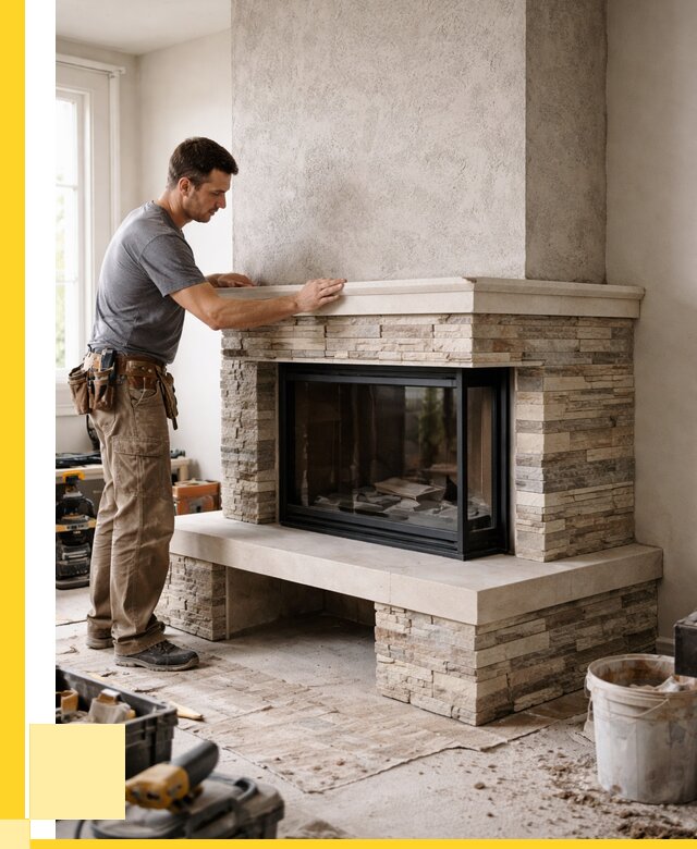 Изготовление каминов под ключ в Белебее от 153015 р. | ЭриданБлб