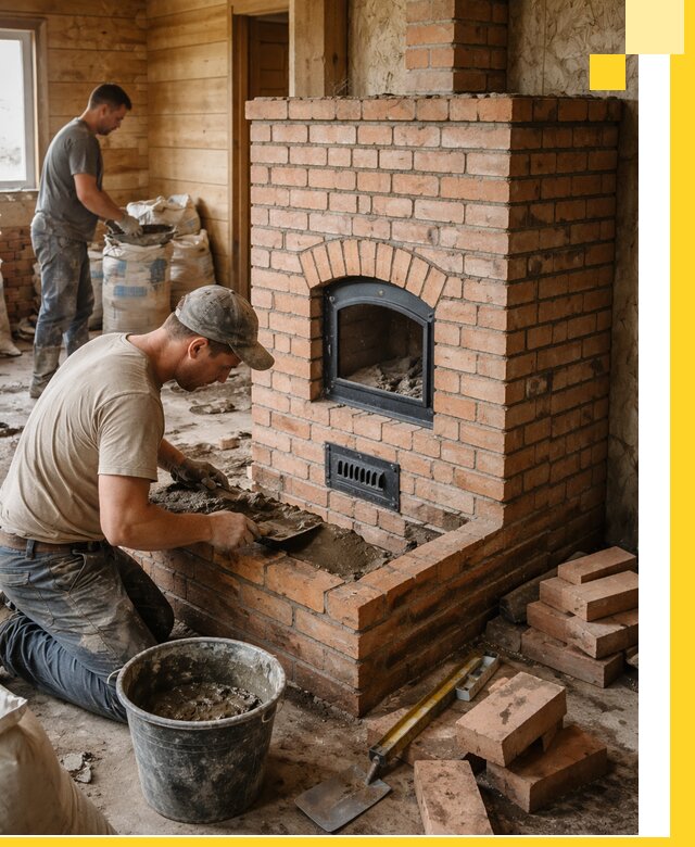 Профессиональное строительство печей в Белебее под ключ