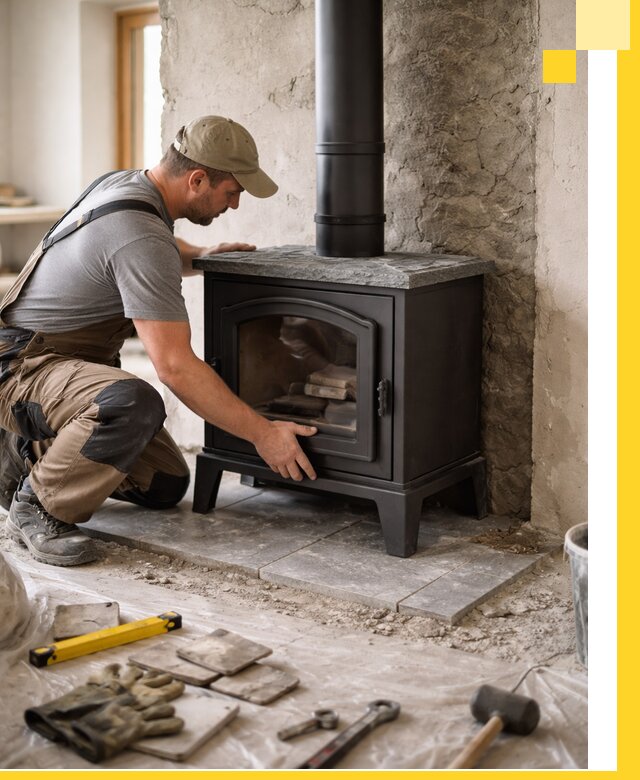 Профессиональный монтаж печей и каминов в Белебее под ключ