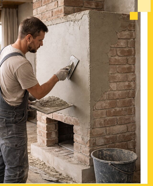 Отделка печей и облицовка каминов в Белебее под ключ