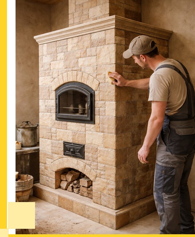 Облицовка печей в Белебее от 4590 р. под ключ | ЭриданБлб