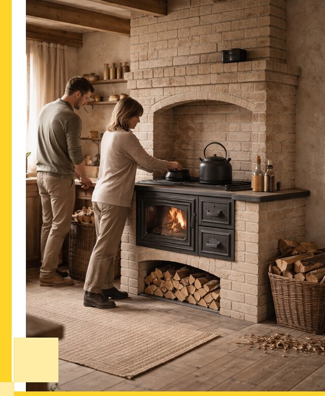 Печи с плитой в Белебее от 45905 р. | ЭриданБлб — кирпичная печь