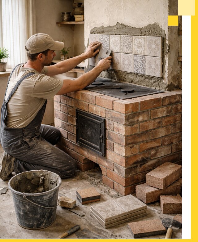 Печи с плитой на заказ монтаж гарантия и сервис в Белебее