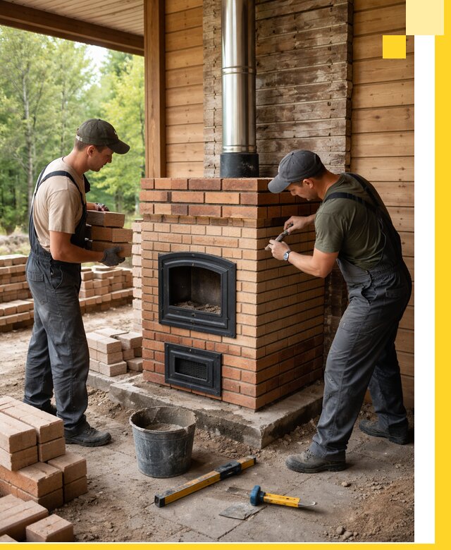 Производство и установка дачных печей под ключ в Белебее