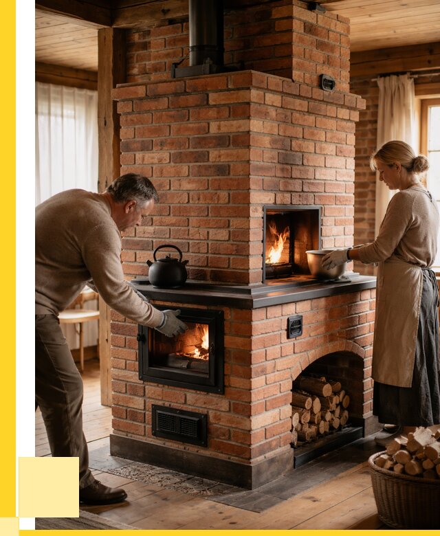 Печи для загородного дома под ключ в Белебее от 81608 р. | ЭриданБлб