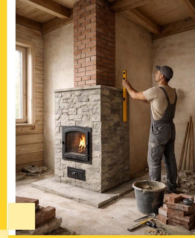 Печи и дымоходы под ключ в Белебее от 45905 р., ЭриданБлб