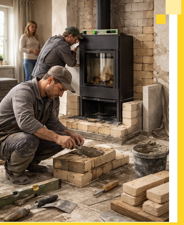 Печи и камины под ключ: проект, установка в Белебее