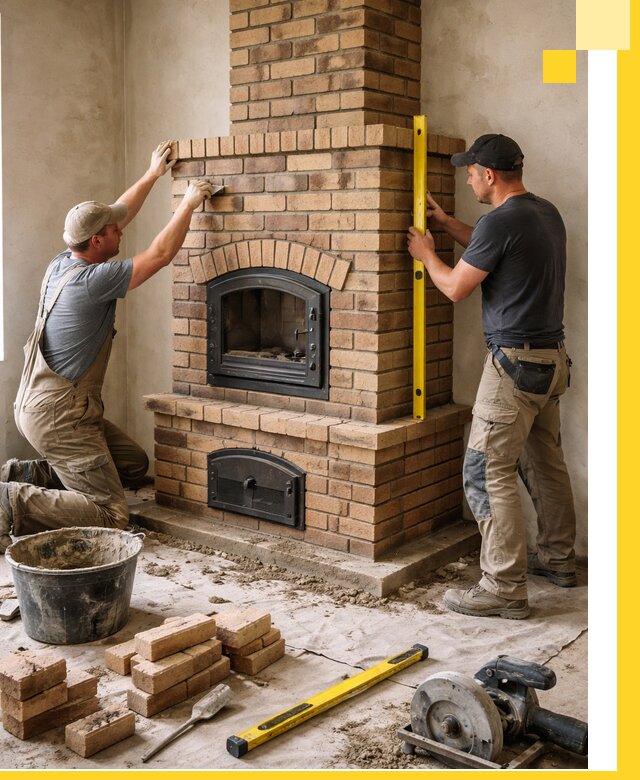 Продажа и установка печей и каминов для дома под ключ в Белебее