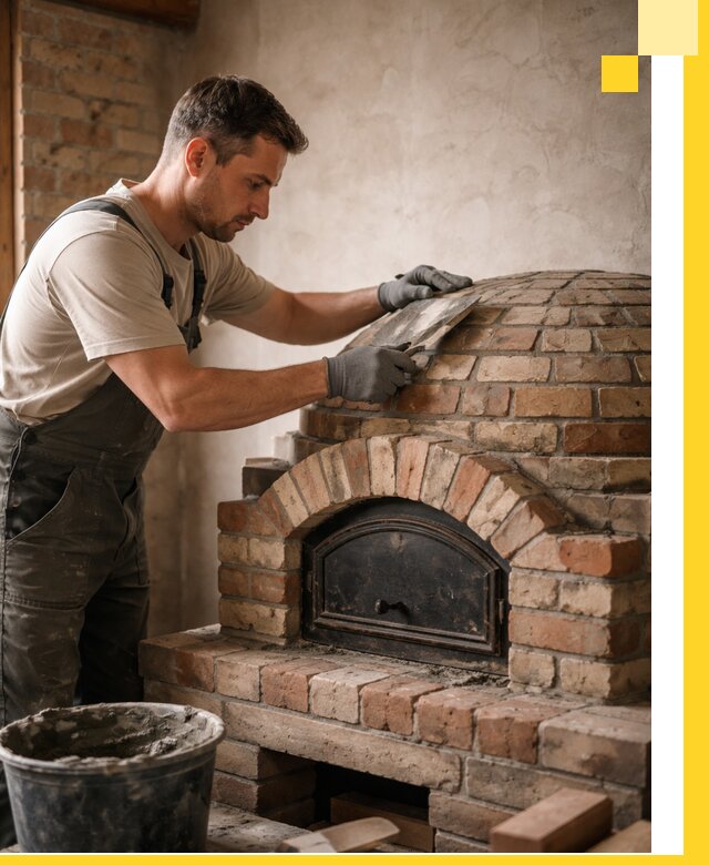 Изготовление и монтаж помпейских печей на заказ в Белебее