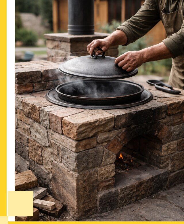 Печи для казана в Белебее по цене от 18362 р. | ЭриданБлб