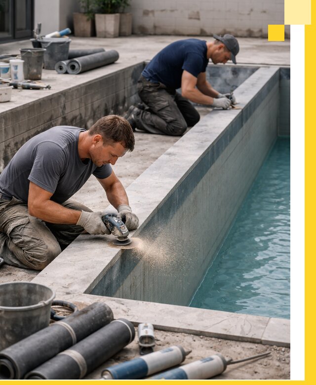 Профессиональный ремонт бассейнов под ключ в Белебее