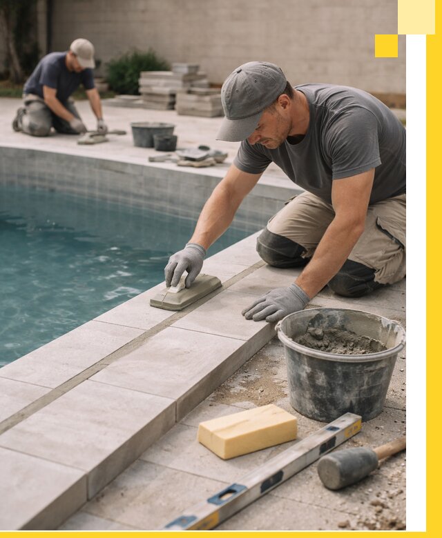 Отделка бассейнов в Белебее: декоративная отделка и гидроизоляция