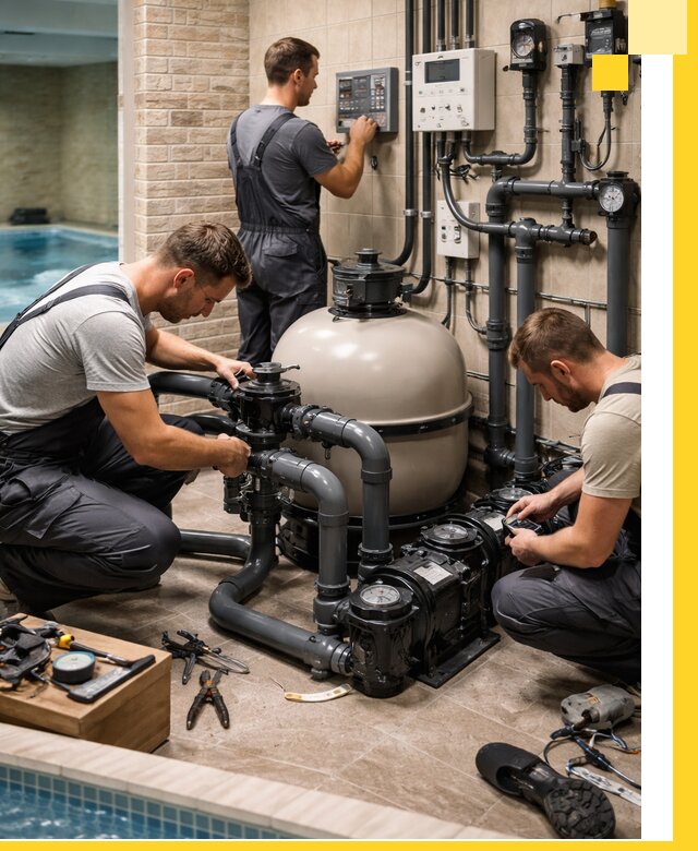 Комплексное оборудование для бассейнов под ключ в Белебее