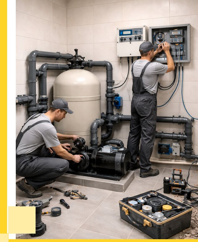 Монтаж оборудования для бассейнов в Белебее от 40804 р. | ЭриданБлб