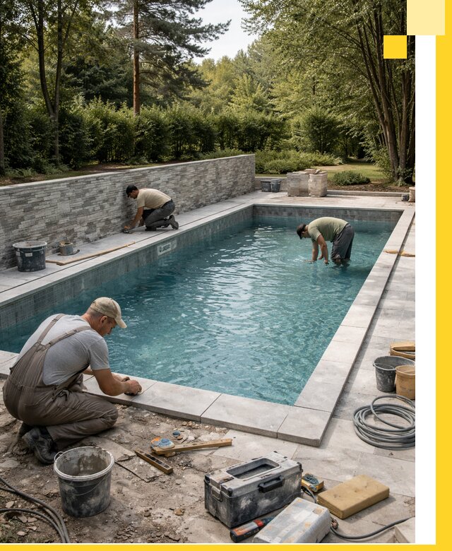 Проектирование и строительство частных бассейнов в Белебее