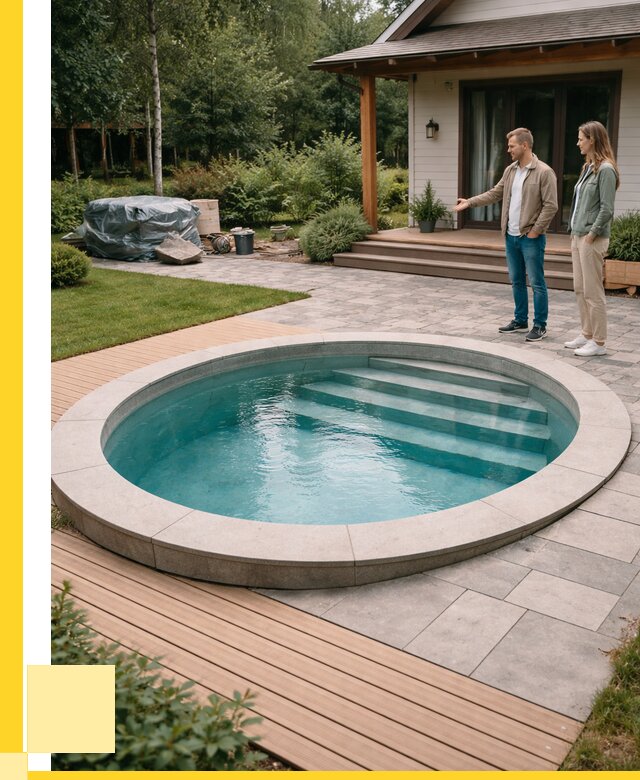 Бассейн на даче под ключ в Белебее от 204020 р., ЭриданБлб