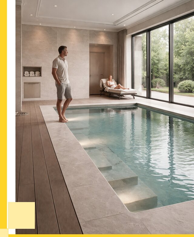 Бассейны в коттедже под ключ в Белебее от 1224120 р. | ЭриданБлб