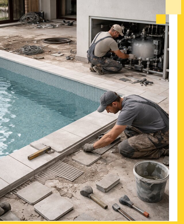 Строительство и монтаж бассейнов в коттедже в Белебее