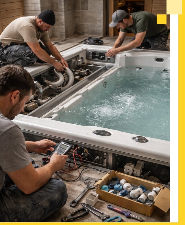 Гидромассажные бассейны под ключ в Белебее, дизайн и монтаж