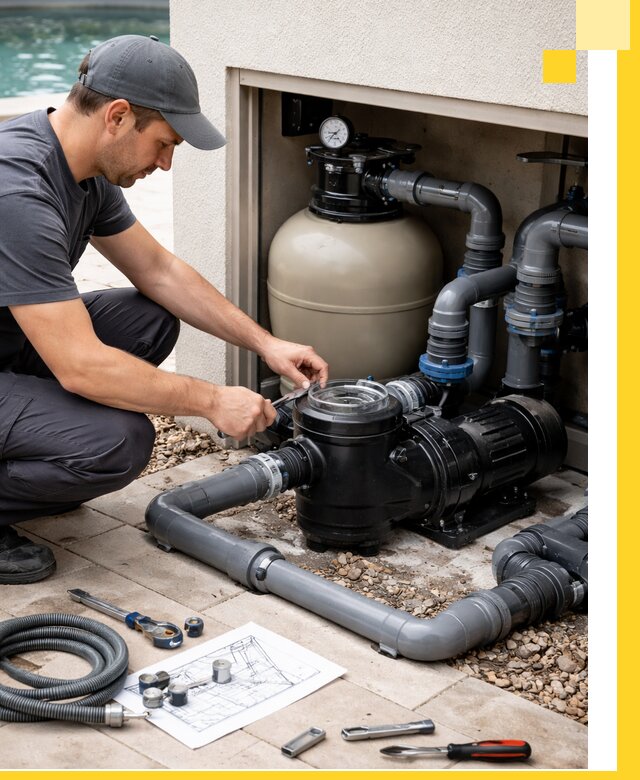 Поставка, монтаж и сервис насосов для бассейнов в Белебее