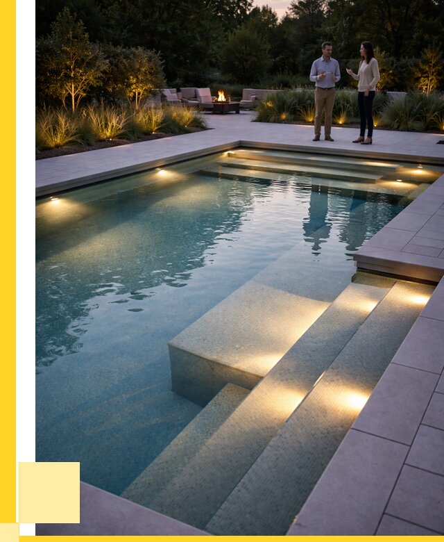 Освещение бассейнов в Белебее под ключ от 25503 р. | ЭриданБлб