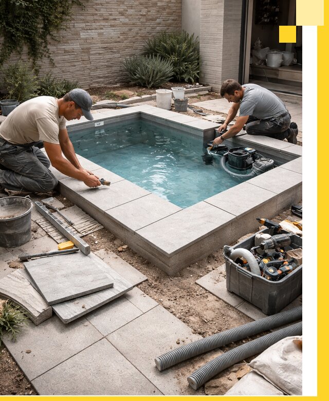 Мини бассейны под ключ в Белебее, дизайн и установка