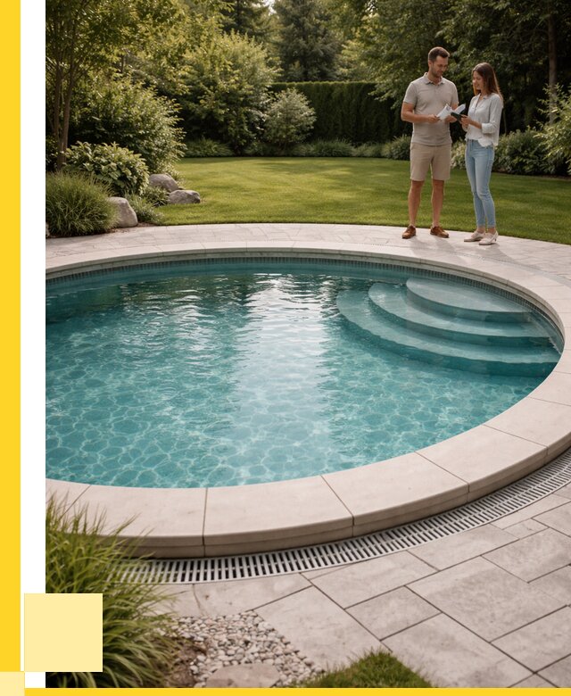 Круглые каркасные бассейны купить в Белебее от 255025 р. | ЭриданБлб