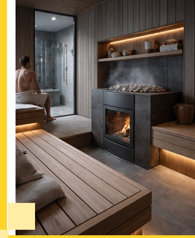 Проект сауны в частном доме в Белебее от 35704 р. | ЭриданБлб