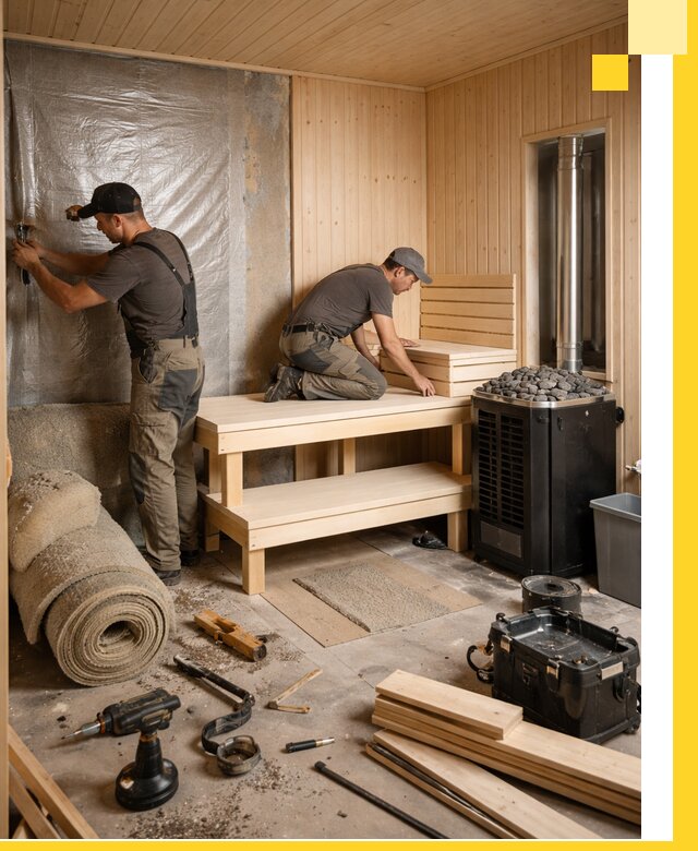 Проекты саун под ключ в Белебее дизайн и строительство