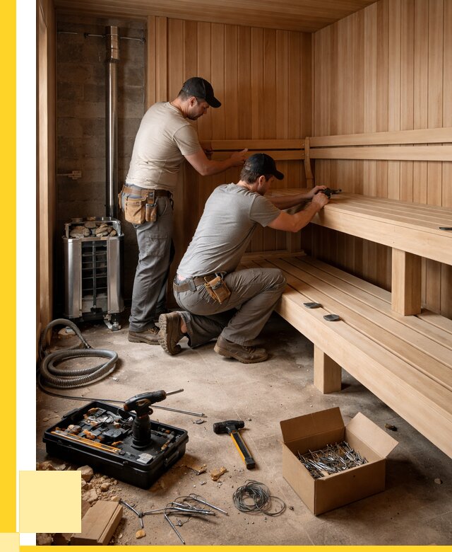 Монтаж саун под ключ в Белебее от 122412 р. | ЭриданБлб