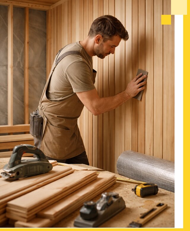 Профессиональная отделка саун и парных под ключ в Белебее