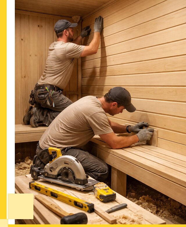 Обшивка саун вагонкой в Белебее от 2550 р. | ЭриданБлб