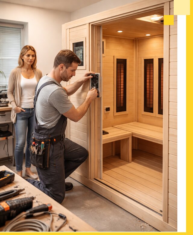 Инфракрасные сауны под ключ в Белебее продажа и установка