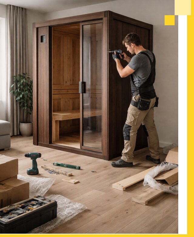 Установка и производство мини саун под ключ в Белебее