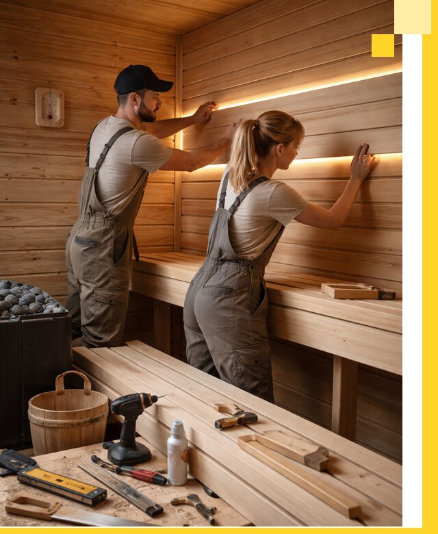 Дизайн саун и бань под ключ с индивидуальным проектом в Белебее