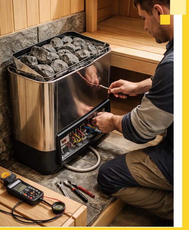 Продажа и установка электрокаменок для саун в Белебее