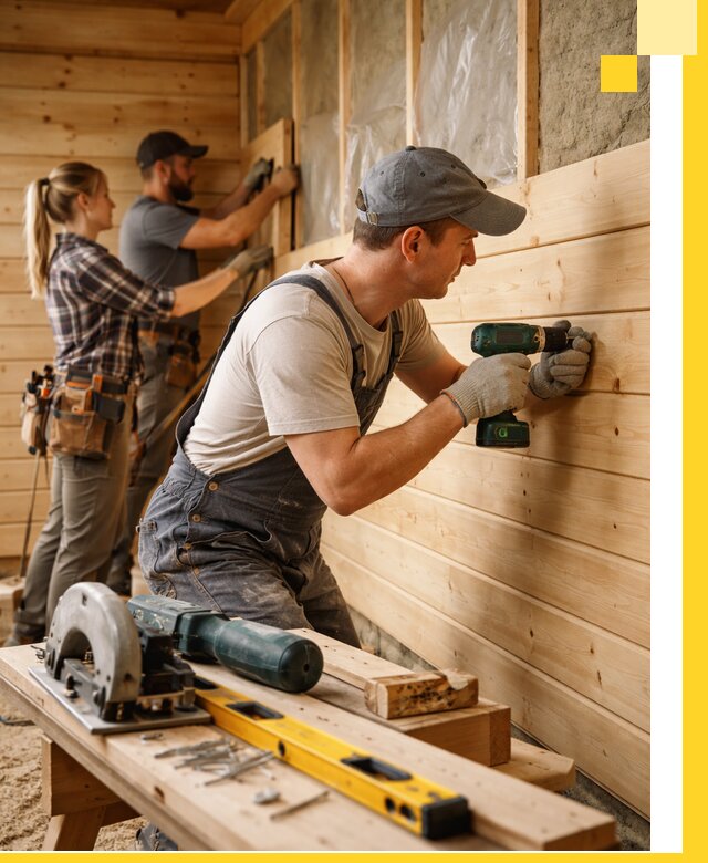 Обшивка бань под ключ в Белебее: отделка стен и потолков