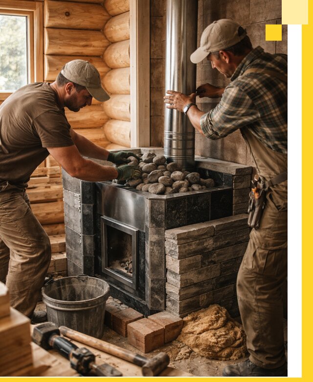 Строительство и отделка русских бань под ключ в Белебее