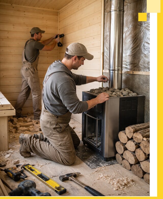 Строительство деревянных бань под ключ в Белебее проекты и монтаж