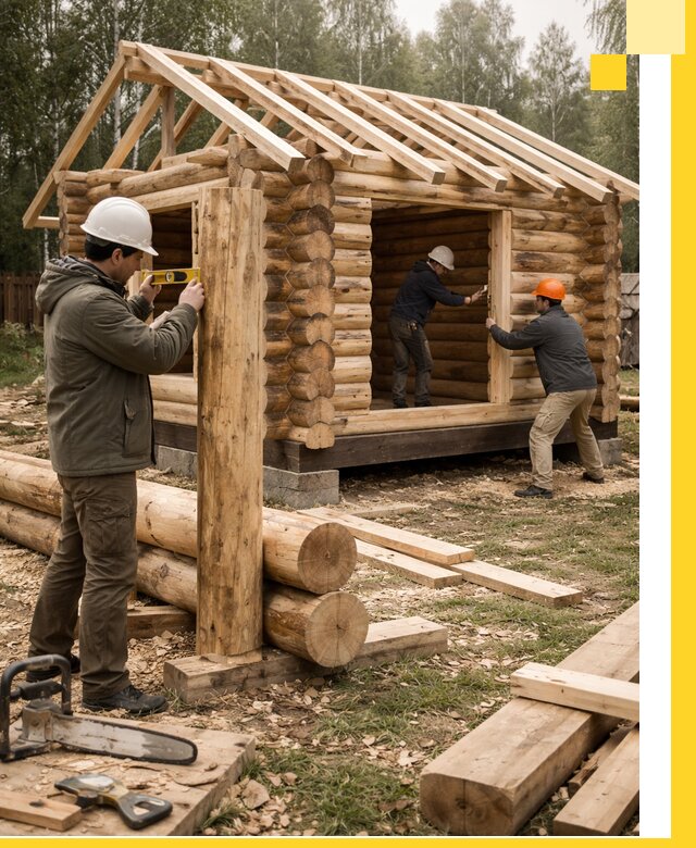 Строительство бань для дачи под ключ в Белебее с доставкой и монтажом